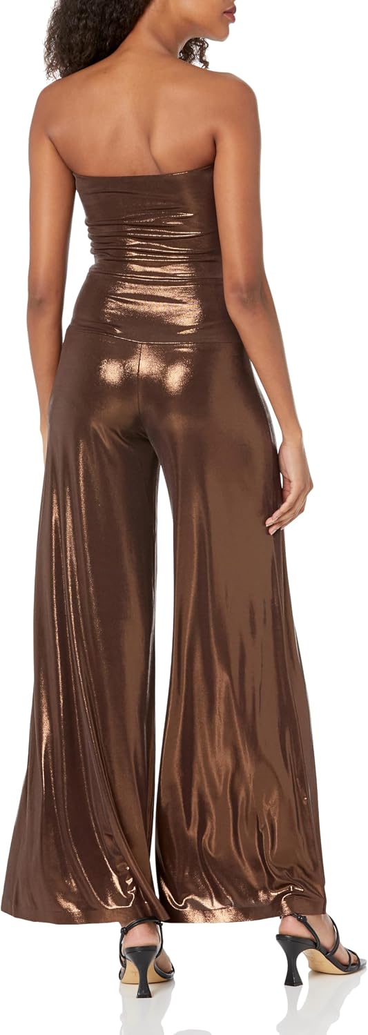 Norma Kamali Strapless Elephant Jumpsuit