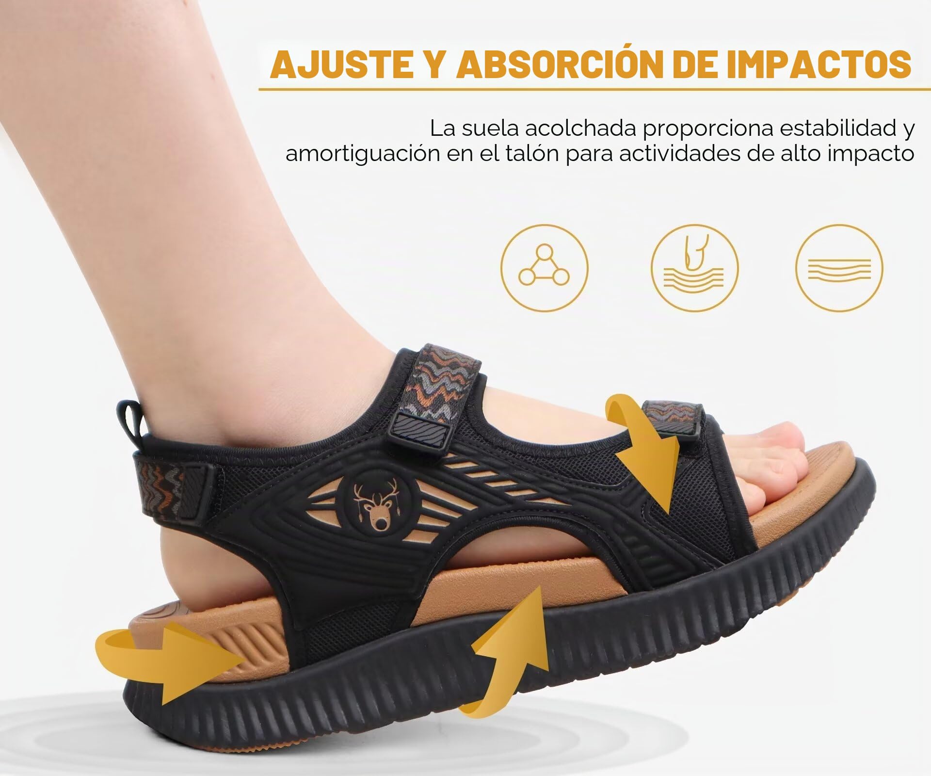KuaiLu Sandalias ortopédicas para caminar para mujer con cómodo soporte de arco, alivio de la fascitis plantar, verano, al aire libre, senderismo, deporte, recuperación, correa ajustable, zapatos