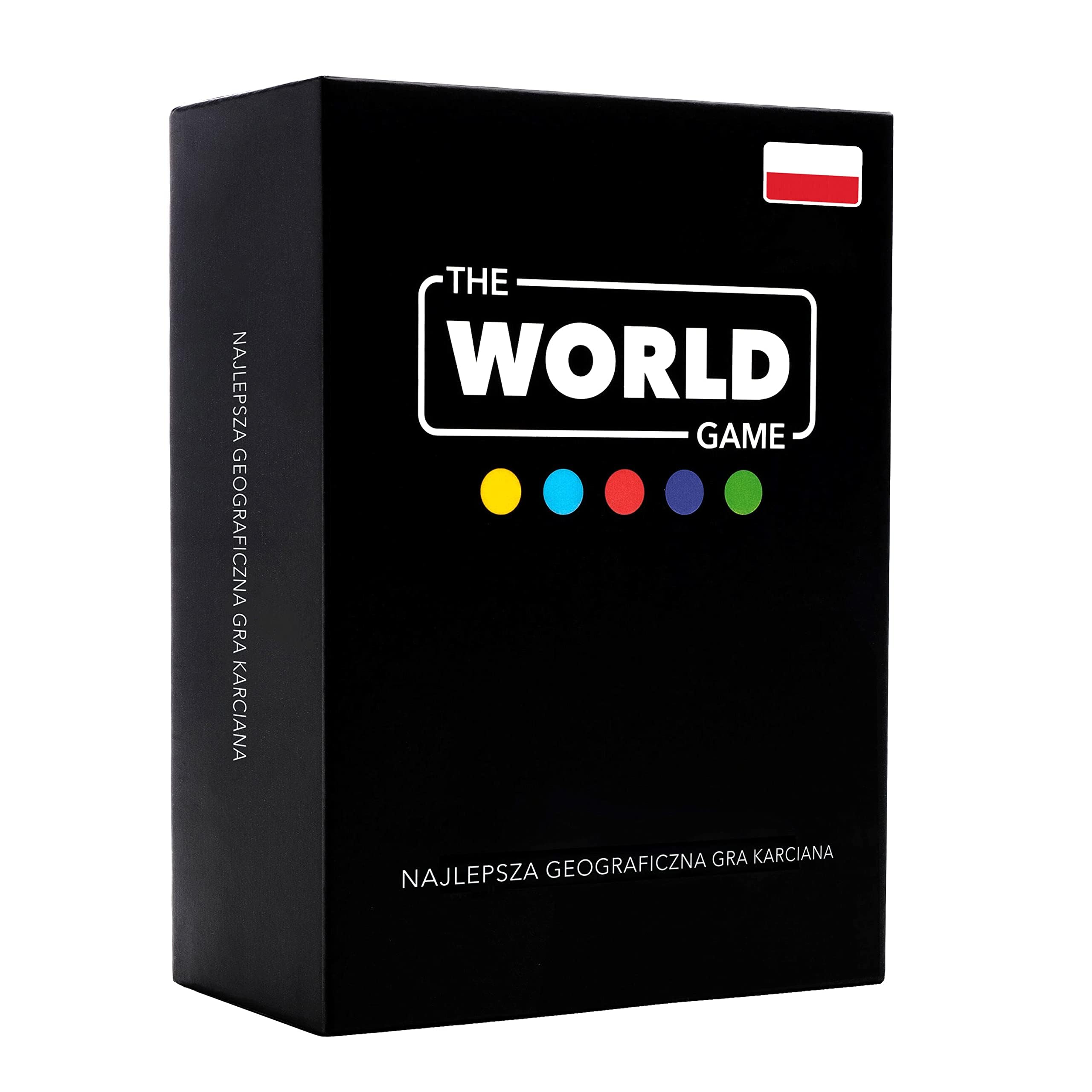 The World Game Geograficzna Gra Karciana Edukacyjna dla Dzieci i Dorosłych