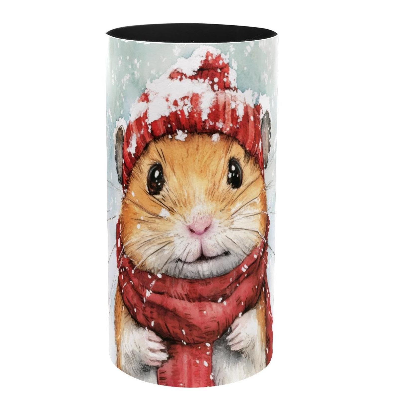 Porte-stylos bureau hamster mignon et organisateur de crayons musical