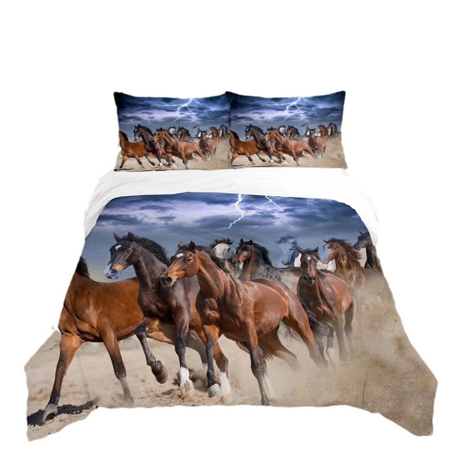 Double Duvet Set Brown Animal Bedding Double Bed Set Duvet Cover Sets