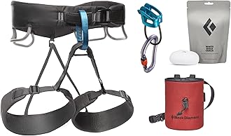 Men’s Momentum Rock Climbing Harness | Dual Core Construction | Adjustable Waist & Leg Loops