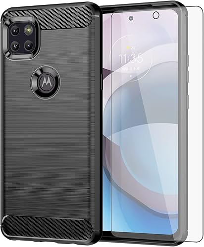 Asuwish Funda de teléfono para Moto One 5G AceMotorola G G5 2021 con protector de pantalla y delgada y suave TPU celular protectora MotoOne 1 One5G disponible en Yaxa Peru