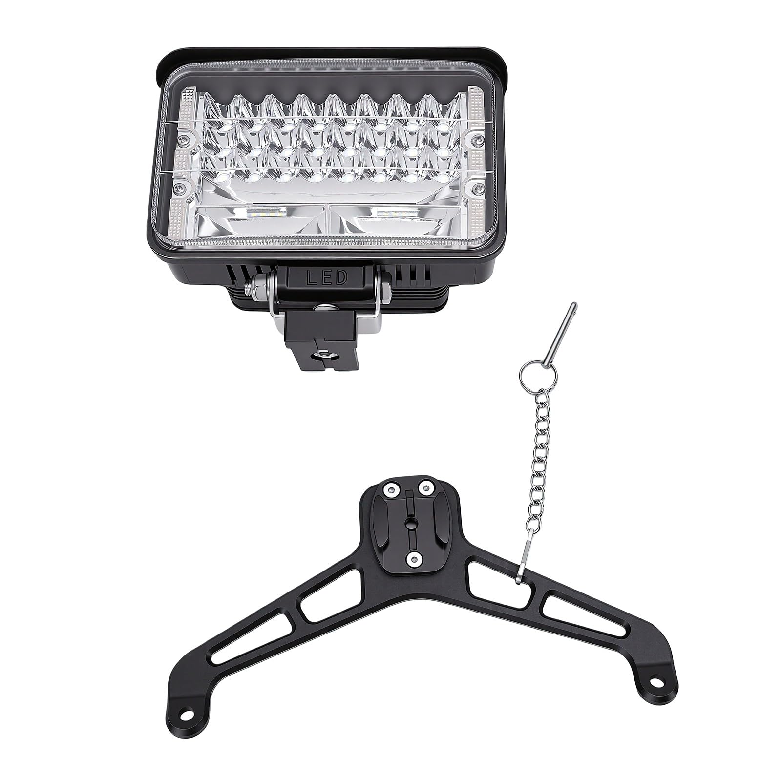 Faro de Búsqueda LED de Barco 3600lm para Propietarios Sea Navegación Nocturna Ilumina 100M Superficie Acuática para Identificación Obstáculos Cubre 50㎡ áRea Muelle