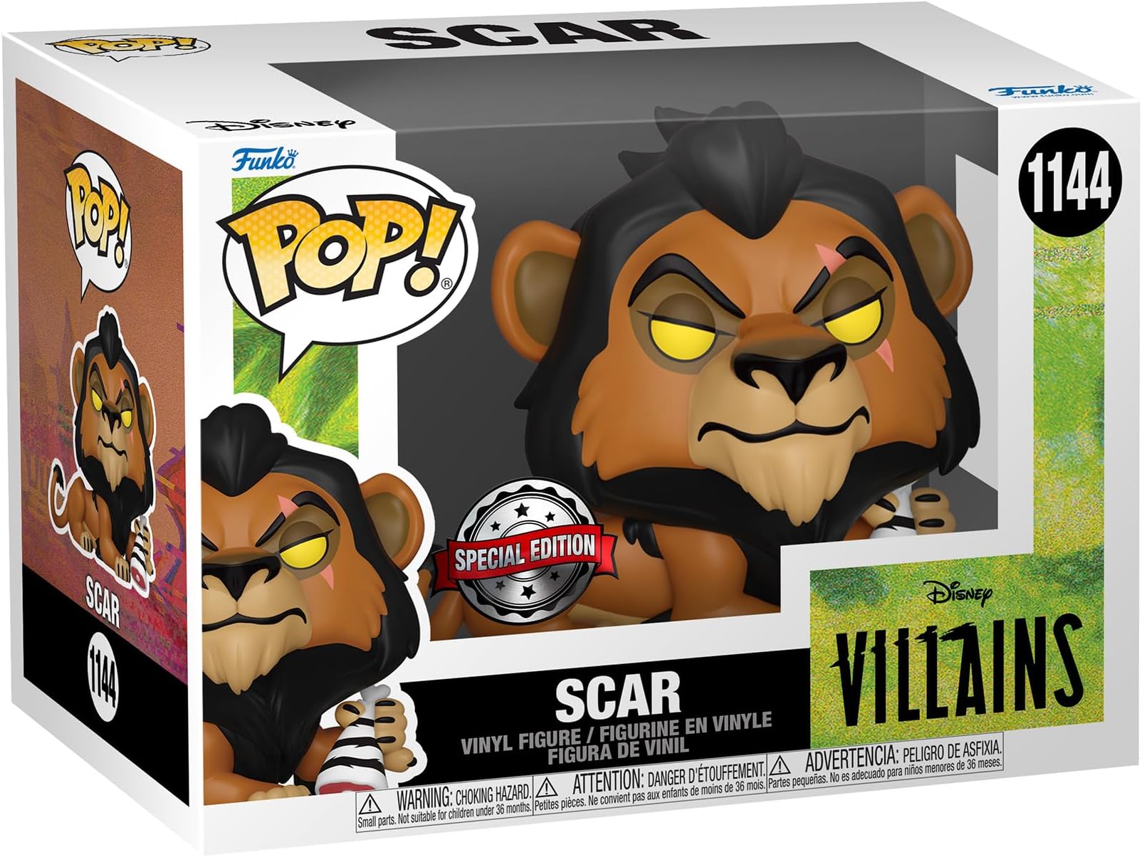 Funko POP! Disney: Lion King - Scar With Meat - The Lion King Classic - Collectable Vinyl Figure - Gift Idea - Official Merchandise - Toys for Kids & Adults - Movies Fans