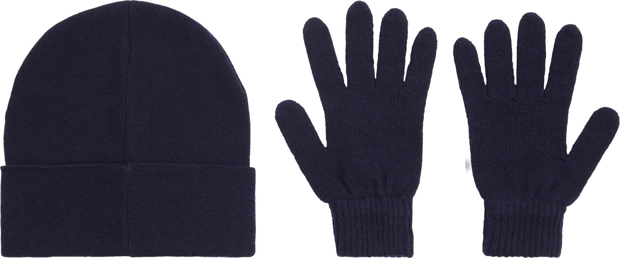 Calvin Klein Jeans Uomo Gift Beanie & Gloves Mono Embro K50K512469, Blue (Ink), Os - 4
