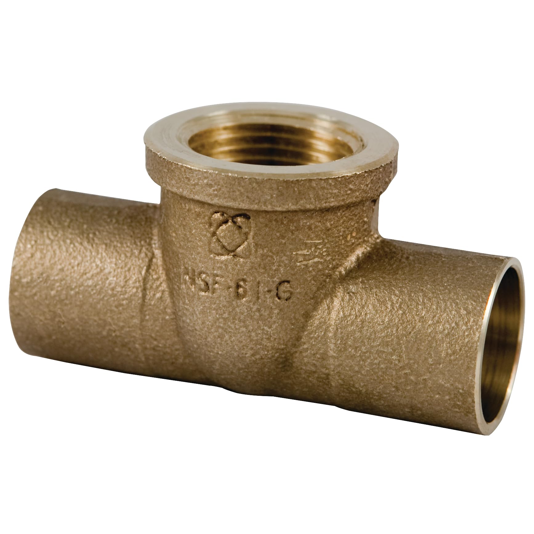 Té Cast 712R-LF raccord en bronze coulé premium pour installation cuivre