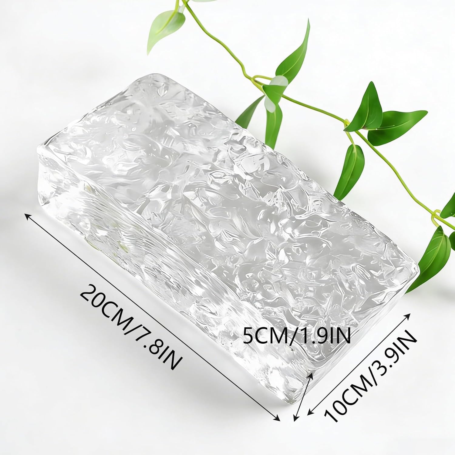 Curved Glass Brick, Stackable Arc Transparent Glass Block for Circular Wall Cylinder Construction, for Residential Commercial Indoor Outdoor Decor(D-4.2FT 7.8X3.9X1.9IN)