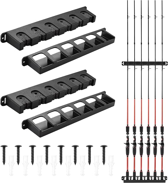Fyfjur Soporte Vertical para Cañas de Pescar