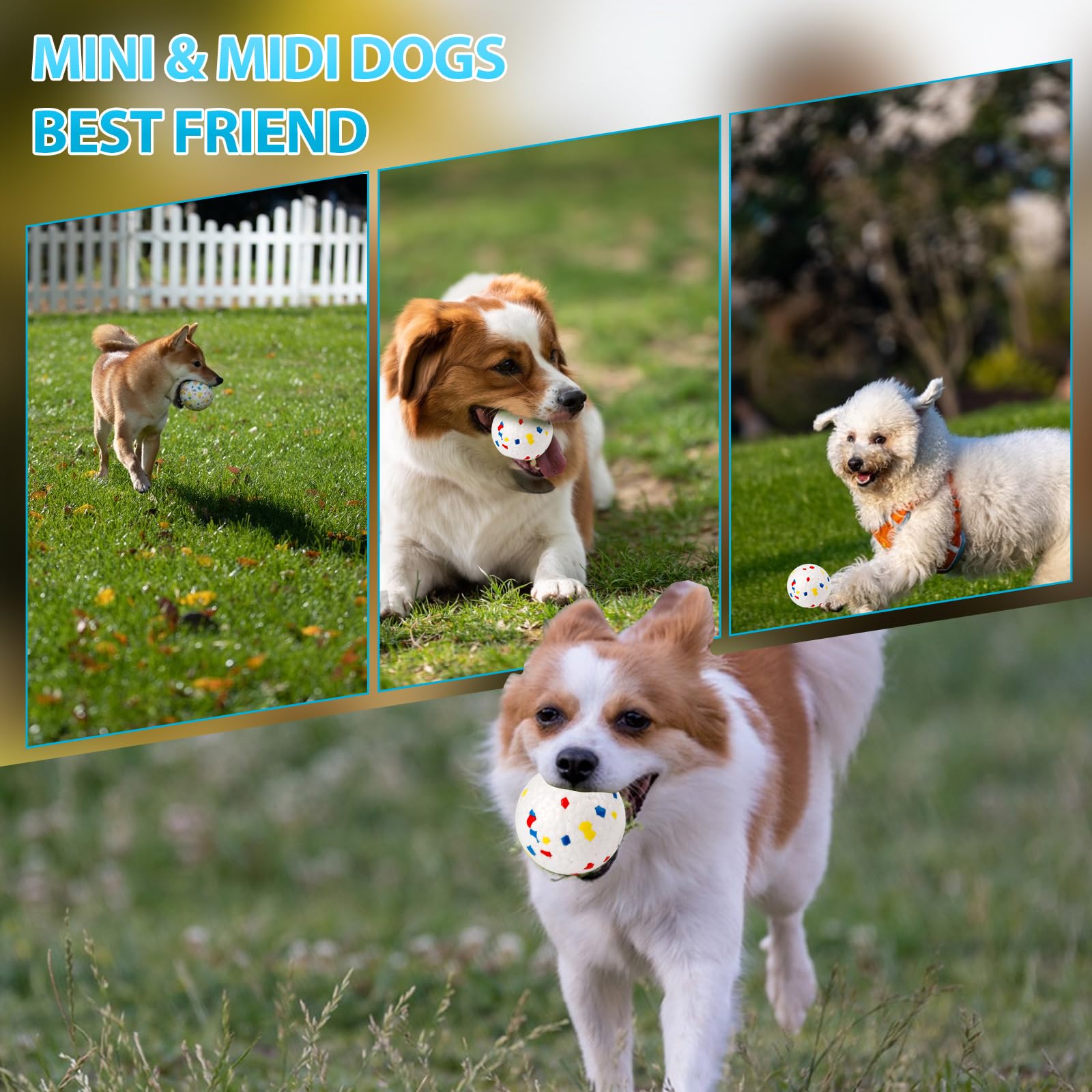 Lanceur de balle automatique pour chien, jouet interactif rechargeable pour animal de compagnie, lanceur de balle de tennis avec télécommande, 3 modes de distance de tir, 3 tennis ETPU