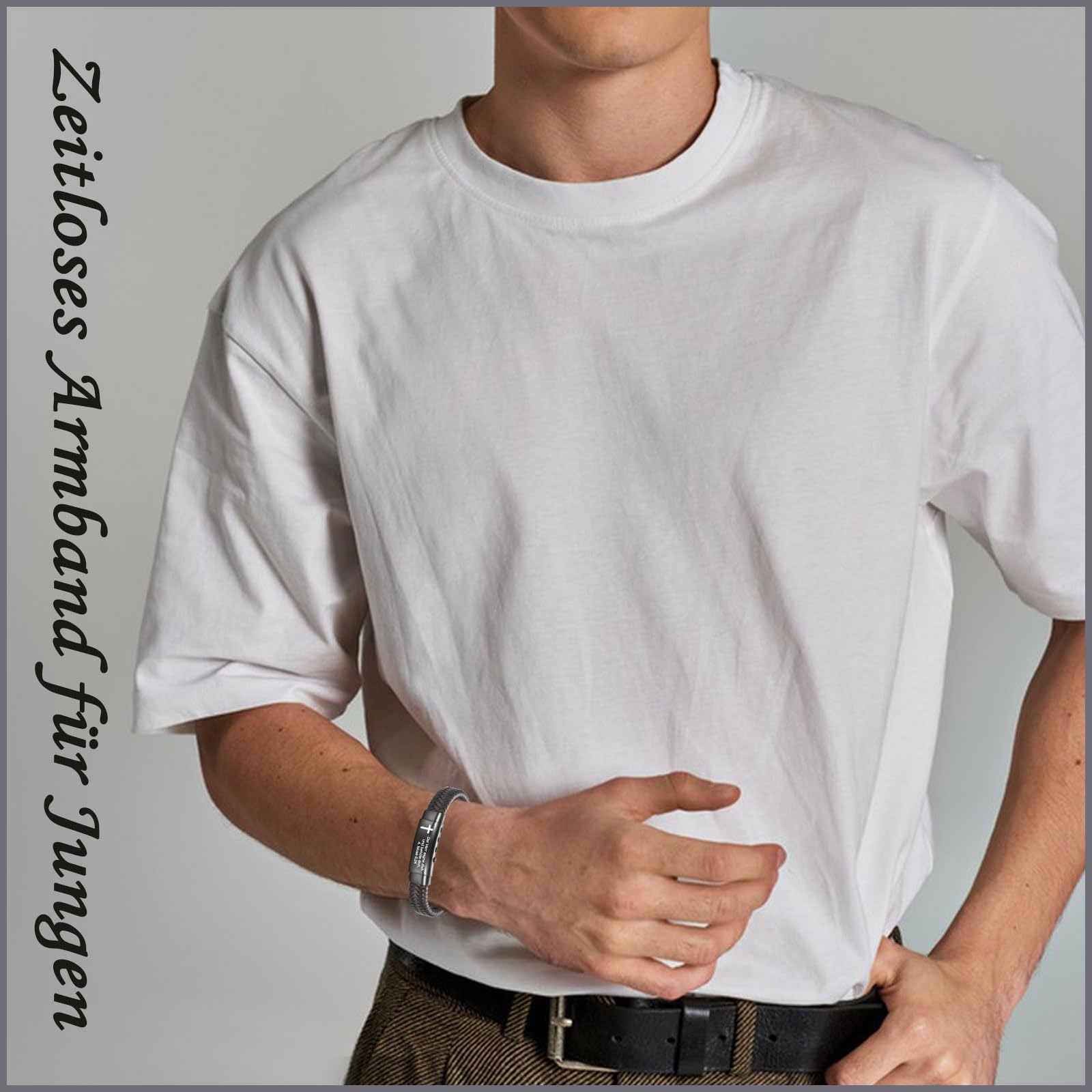 EPVID Kommunion Konfirmation Geschenk Junge, Konfirmationsgeschenk für Jungen, Erstkommunion Geschenke für Jungs Sohn Bruder Neffen Enkel Patensohn von Mama Papa Taufpaten - 4