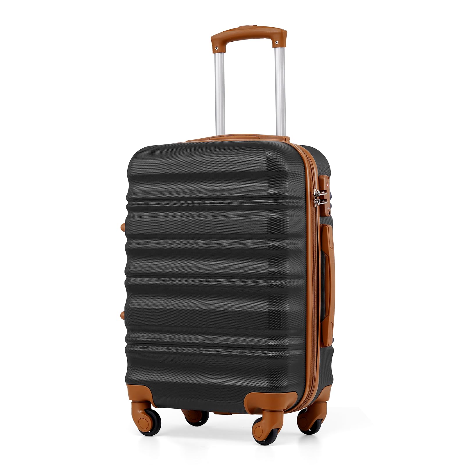 COOLIFE Hartschalen-Koffer Trolley Rollkoffer Reisekoffer mit TSA-Schloss und 4 Rollen