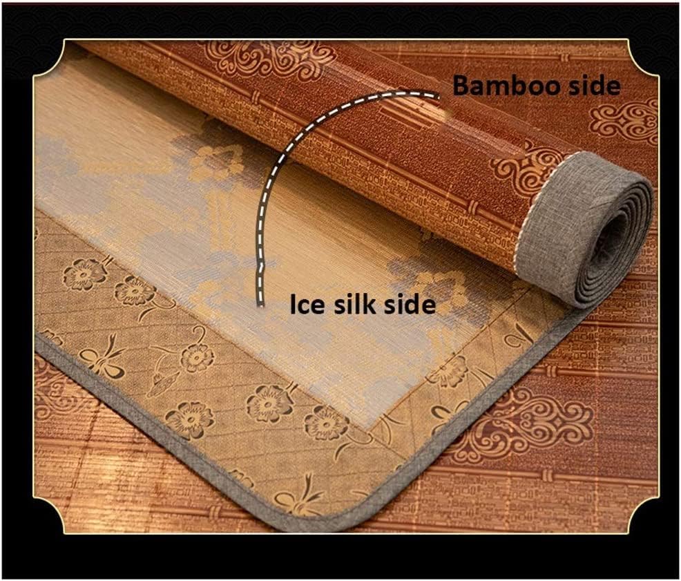 Miniatura 2 de DYCIN Colchón refrescante de verano para dormir de verano, colchón de bambú 100% natural de 5.9ft, cama plegable de 4.9ft, tapete de césped para