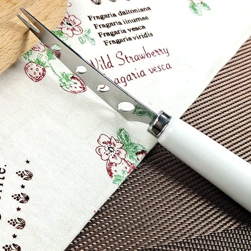 Miniatura 6 de 4 piezas de cuchillo de queso PRONGED 6.5 pulgadas acabado fino liso SUS430 acero inoxidable 6 pulgadas cortador de queso cortador de queso con