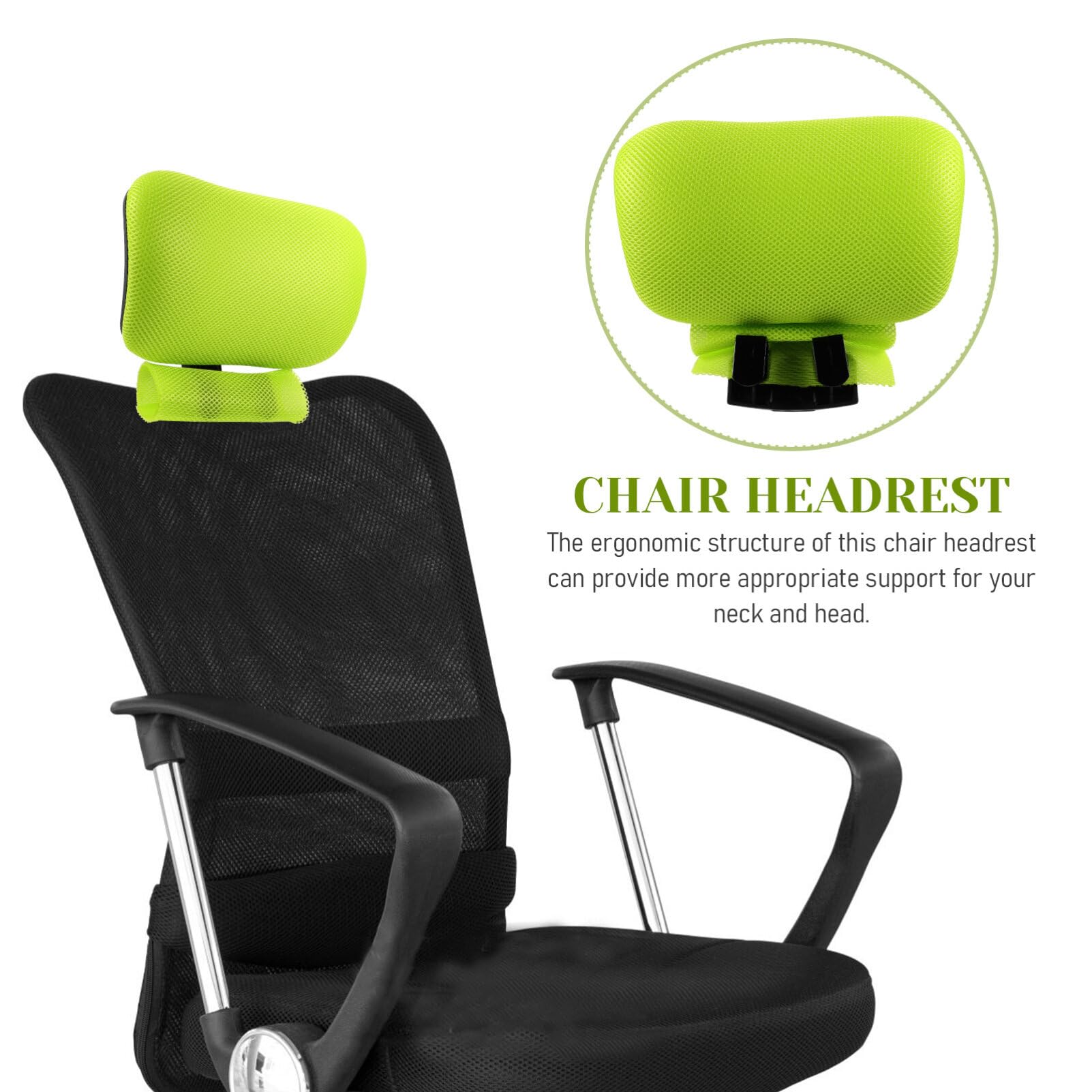 Reposacabezas Ajustable para Silla de Oficina y Ordenador