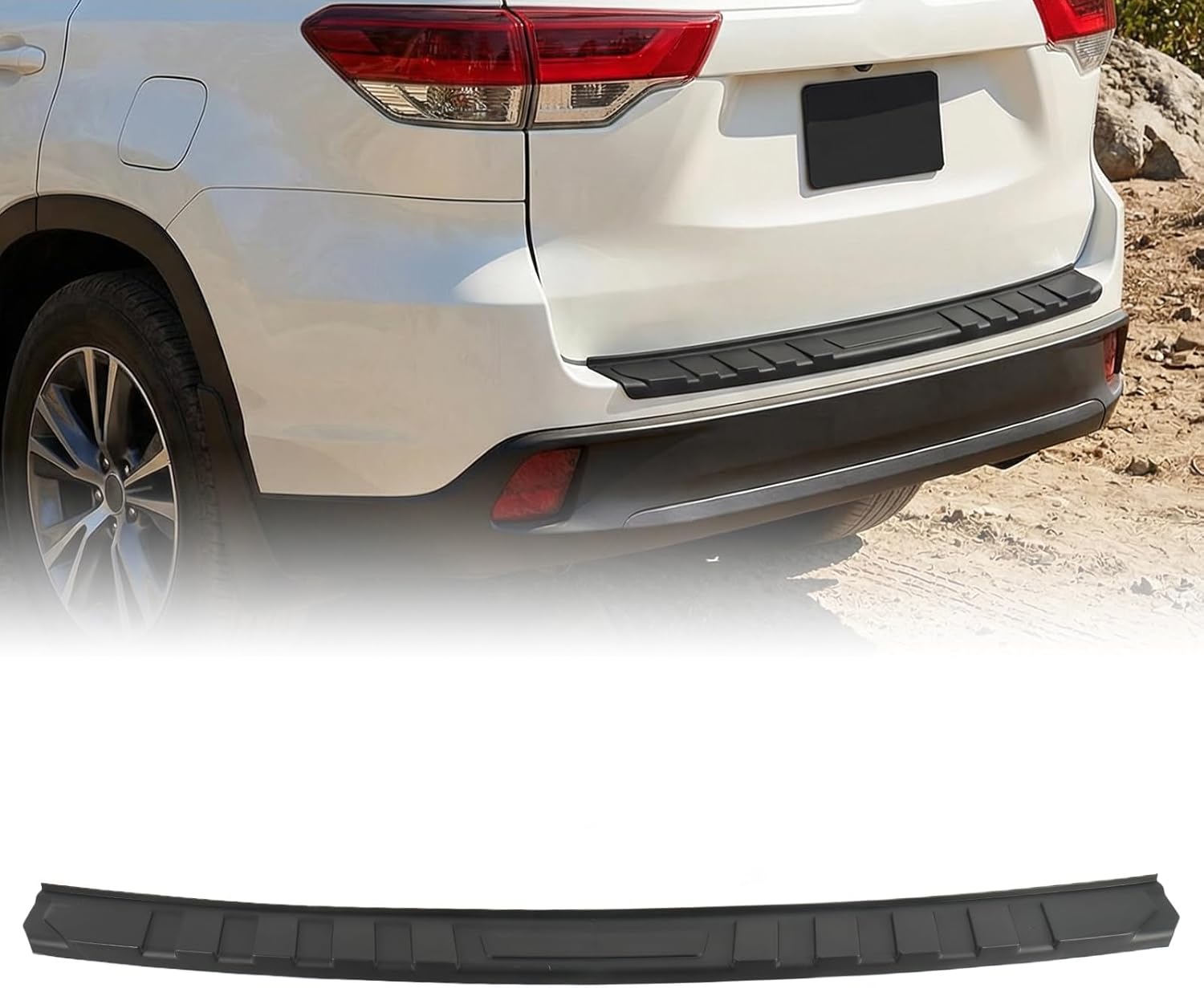 Rear Bumper Protector for Toyota Highlander 2014-2019 Rear Bumper Guard