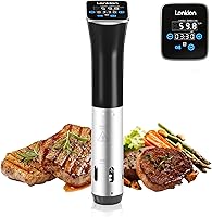 Lonkion Sous Vide Cooker 1100W IPX7 Immersion Circulator - Precise Temp Control, 3D Circulation, Quiet Fast Heating for Home Kitchen