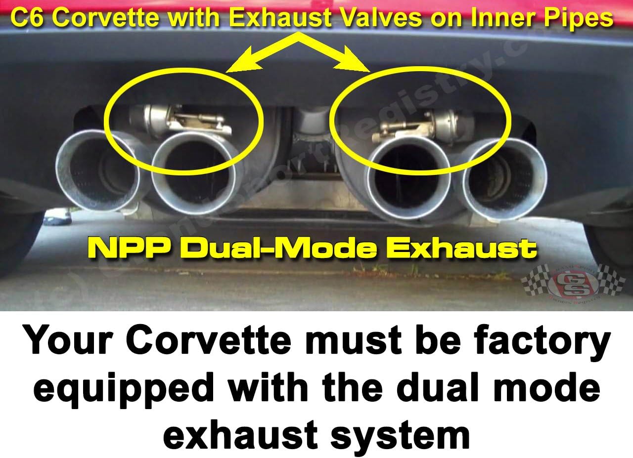 2008-2013 C6 Corvette Exhaust Remote Control – New Mild 2 Wild Version 2