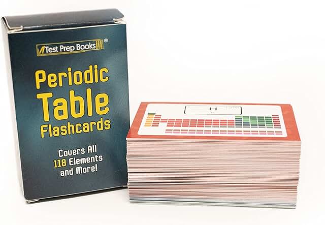 Test Prep Books Periodic Table Flashcards