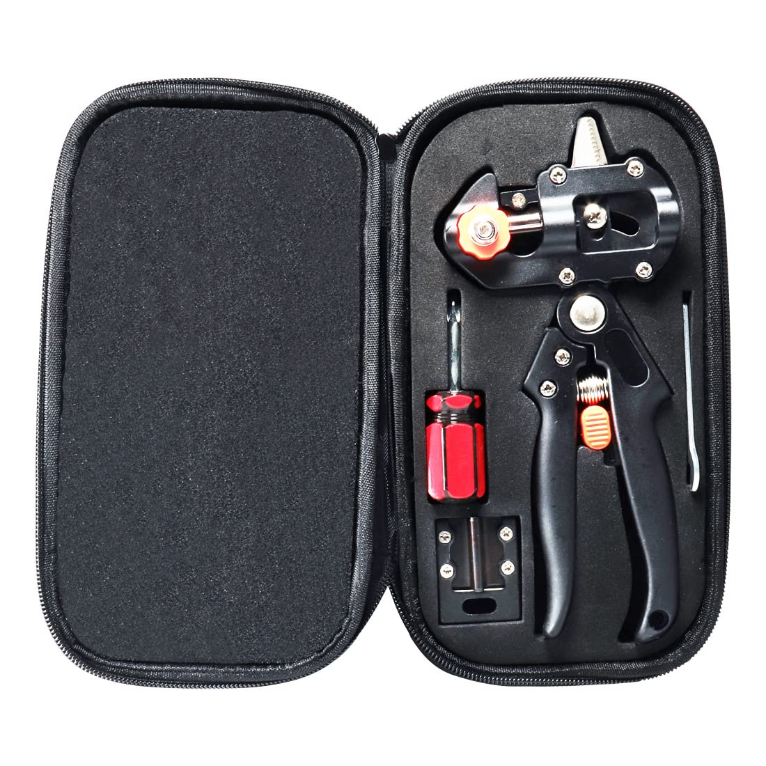 Kit di 3 Lame per innesto da Giardino potenziato per Alberi da frutto con Nastri per coltelli, Ricambio Extra Incluso, pinze Professionali per Forbici
