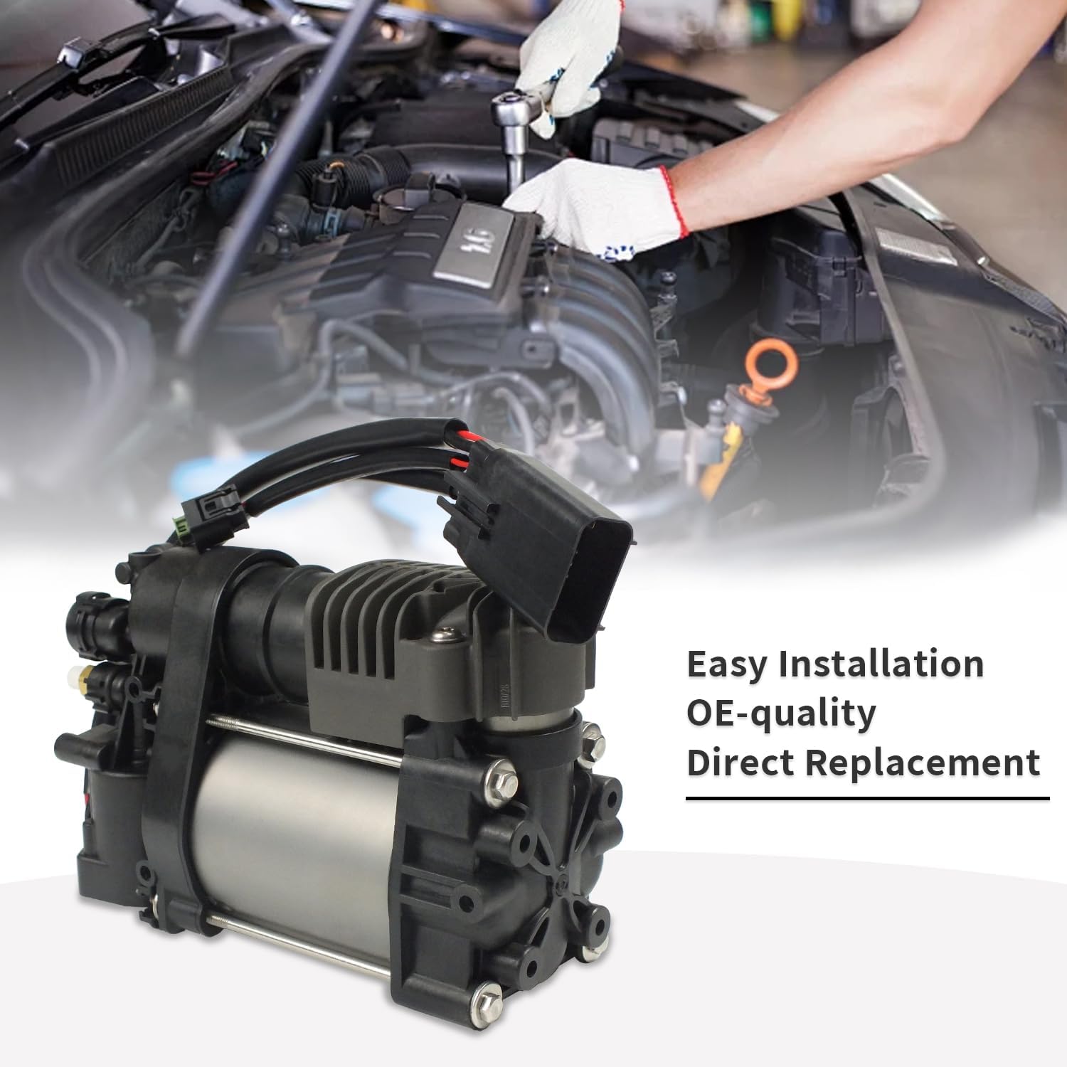 air suspension compressor pump for jeep grand cherokee wk2 2011-2016 for dodge ram 1500 for telsa model s air ride compressor pump 68041137ad 68041137ae 68041137af 68041137ag 68204730ab