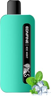 Eonfine 電子タバコ 使い捨て ディスプレイ付き 13000回吸引可能 ベイプ シーシャ vape 大容量 爆煙 持ち運び タールニコチン無し | 禁煙グッズ 電子たばこ 水蒸気タバコ 禁煙パイポ メンソール