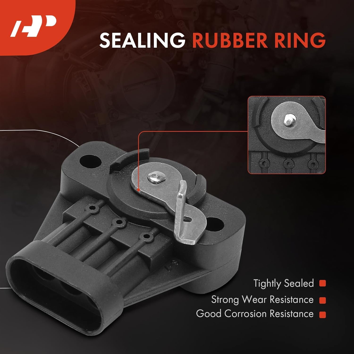 A-Premium TPS Throttle Position Sensor Compatible with Chevrolet, GMC, Buick & Pontiac - Blazer, Caprice, Astro, Monte Carlo, Caballero, Jimmy, Safari, Regal, Grand Prix & More - Replace# 17069532