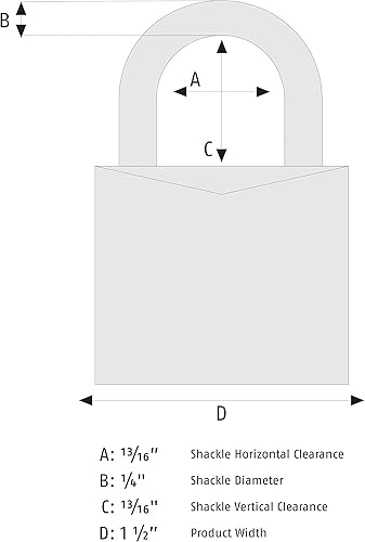 Miniatura 5 de ABUS Candado de seguridad de acero laminado 4140 morado con llave similar, paquete de 6