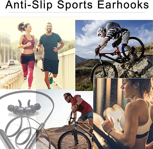 Miniatura 4 de Luckvan Ganchos de silicona para auriculares Beats Flex de repuesto para auriculares Beats FlexBeats Studio Buds, 3 pares, color negro