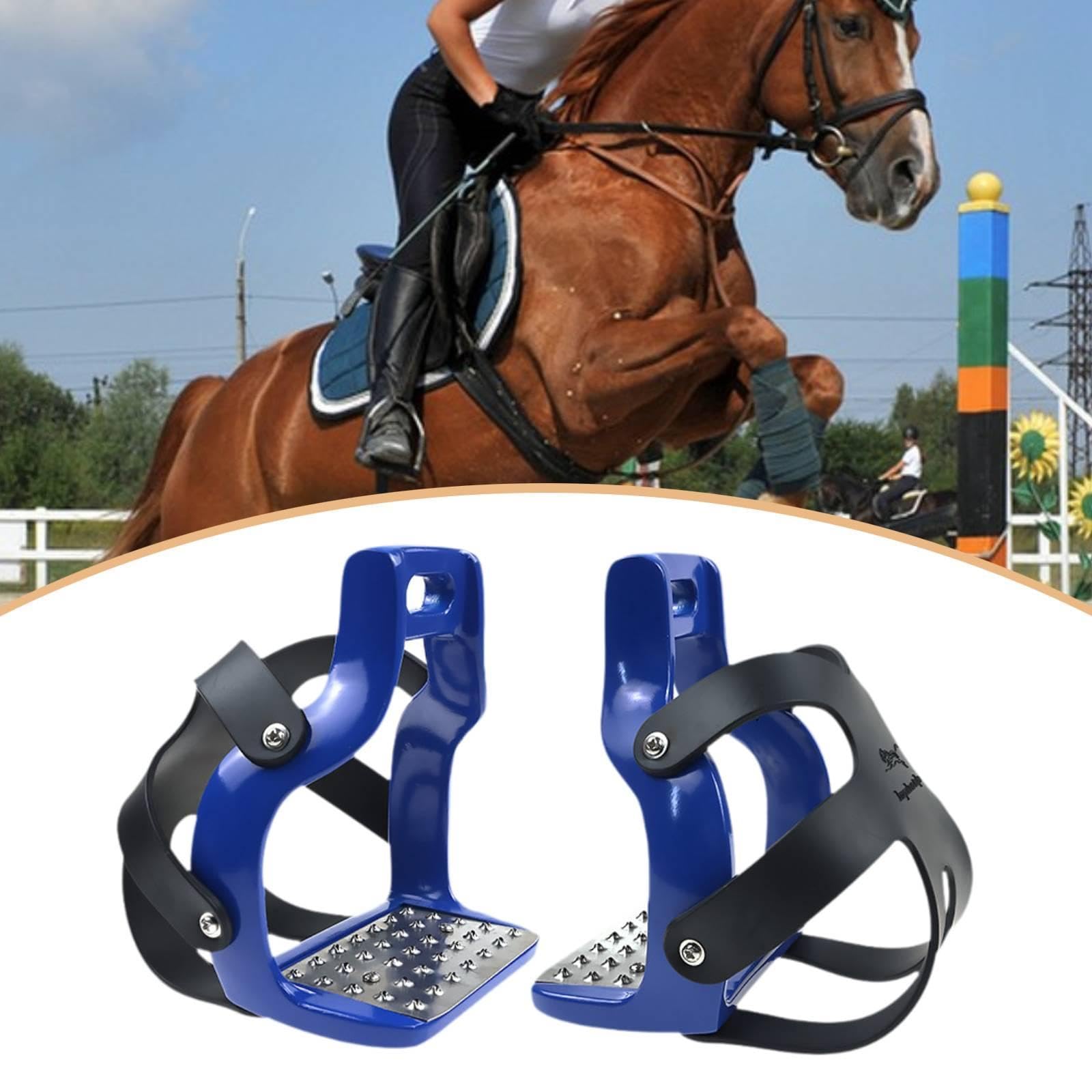 predolo 2 Piezas estribos para Montar, Accesorios para Ecuestre, repuestos para Deportes al Libre, reparación mangueras Silla