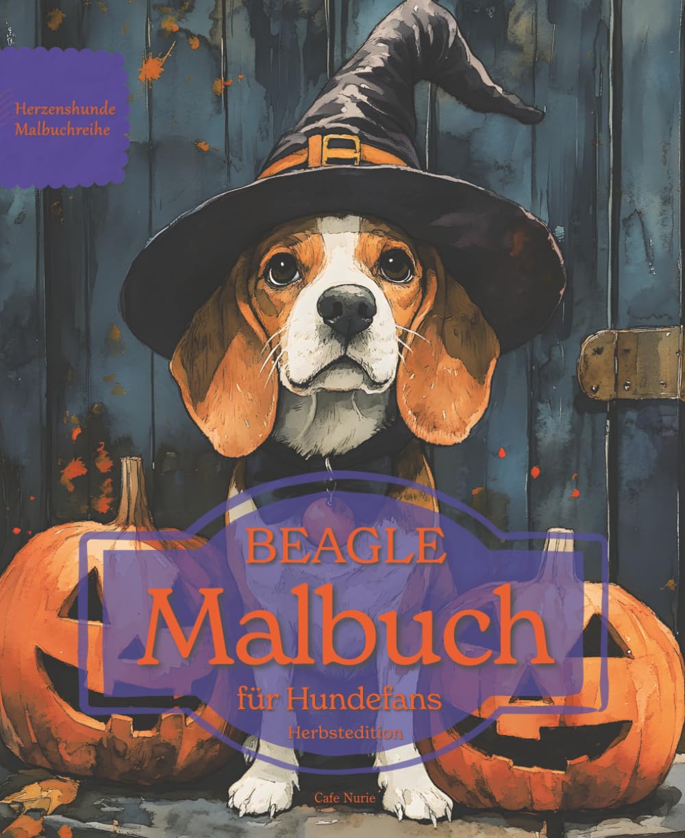 BEAGLE: Malbuch für Hundefans – Herbstedition mit wunderschönen Herbstmotiven zur Entspannung und kreativen Auszeit (Herzenshunde-Malbuchreihe)
