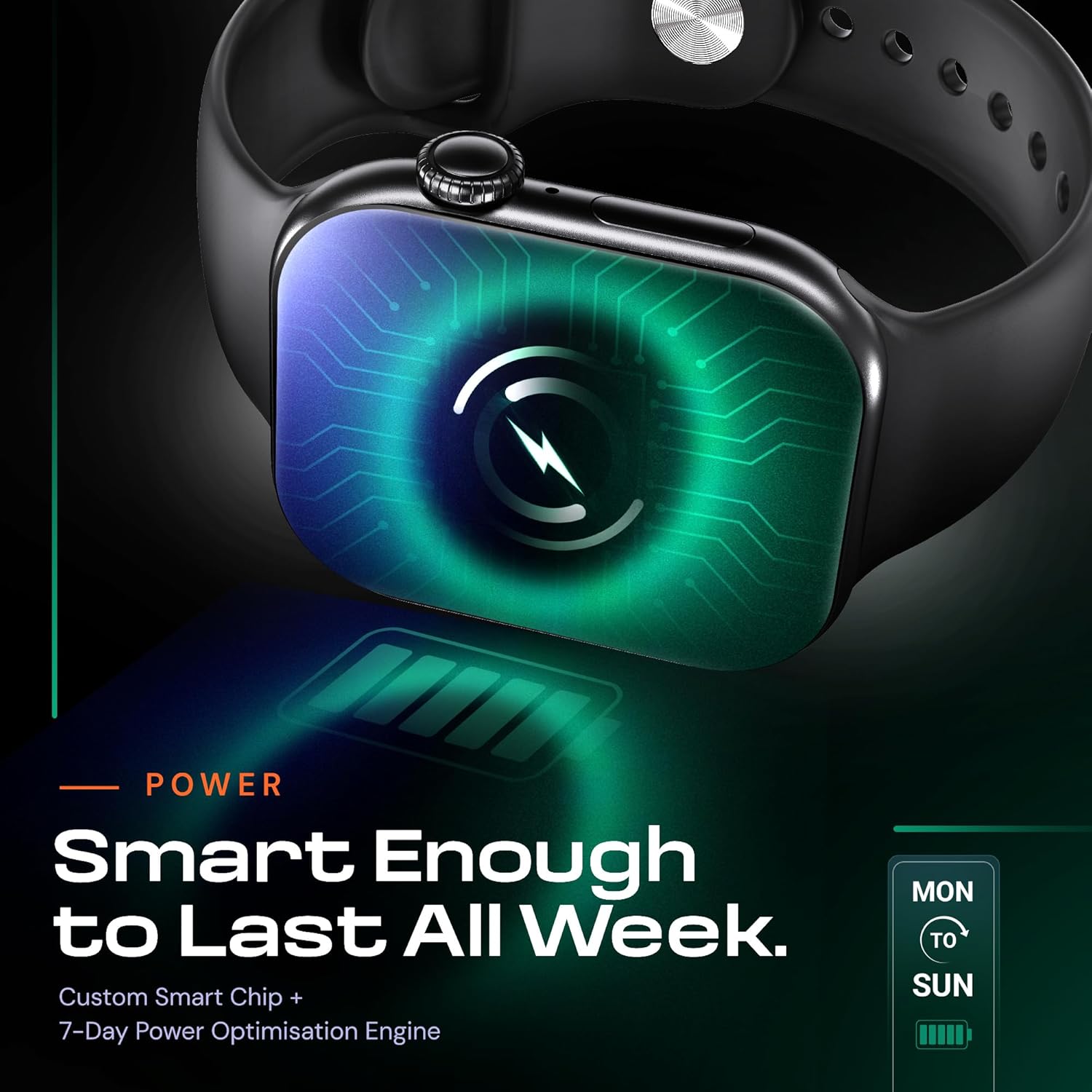 CrossBeats Nexus Pro Smart Watch displaying various health metrics