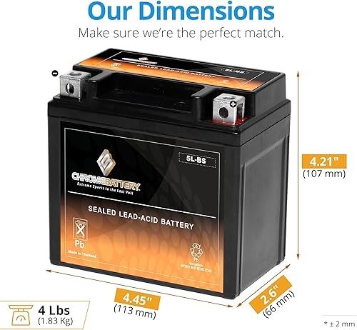 Miniatura 26 de YTX14AHL-BS Power Sports batería de alto rendimiento.