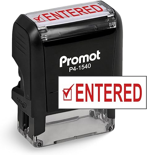 Promot Sello de goma autoentintado - Sellos recargables para oficina, negocios, contabilidad, contabilidad, codificación, legal, notario, trabajo, Promot Sello de goma autoentintado - Sellos recargables para oficina, negocios, contabilidad, contabilidad, codificación, legal, notario, trabajo,