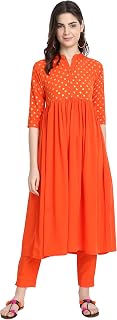 Women's Crepe a-line Kurta