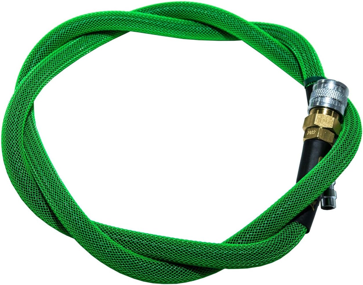 AMPED Airsoft Amped Line | Standard Weave for PolarStar, Wolverine, and Redline HPA Units 42 Inch Neon Green