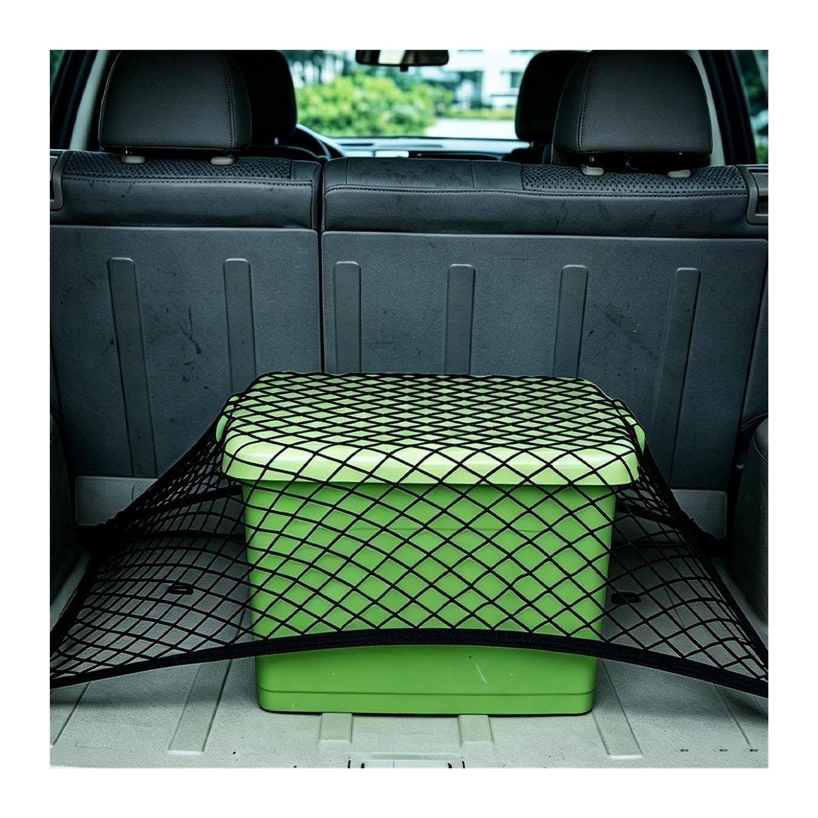 2 Stück Einlagige Kofferraum-Gepäcknetztasche Für Autozubehör