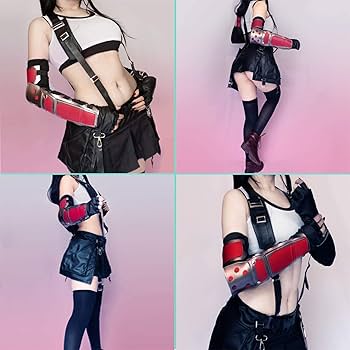 Amazon.co.jp: NSPSTT ティファ コスプレ 格闘服 FF7 コスプレ