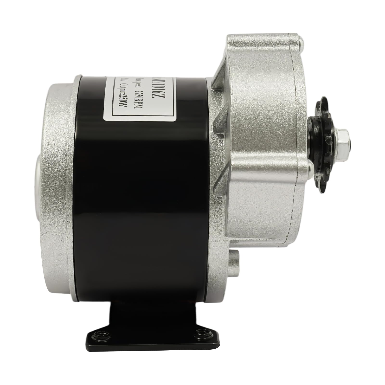 Motoriduttore 12 V motore elettrico con riduttore, 250 W DC motore a spazzola 2750 RPM per biciclette elettriche, scooter elettrici