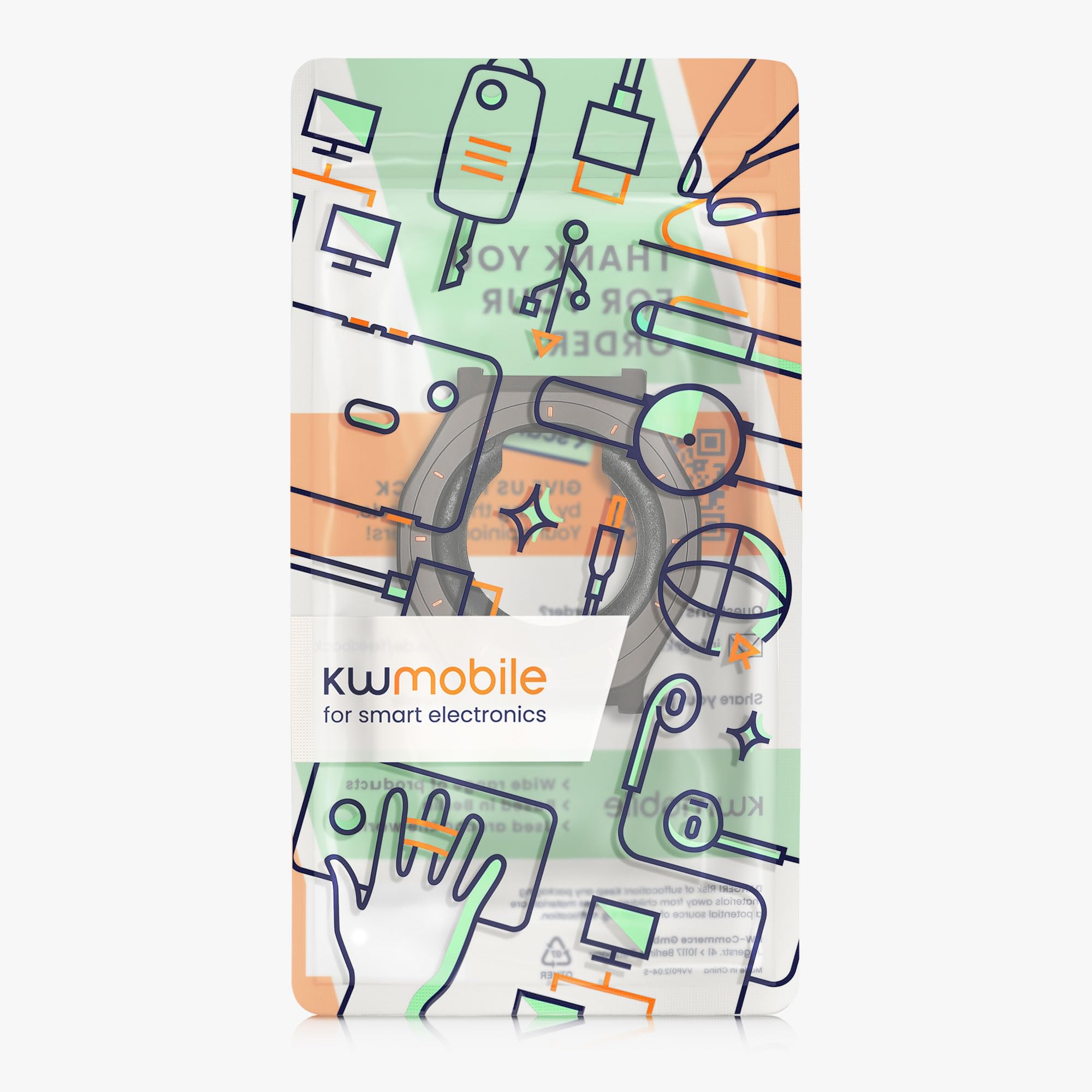 kwmobile Metalowe etui do CMF by Nothing Watch Pro 2 (D398) etui - pełna ochrona korpusu do smartwatcha fitness trackera - pełna funkcjonalność - czarne