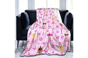 Enchanting Ballerina Dance Blanket for Girls