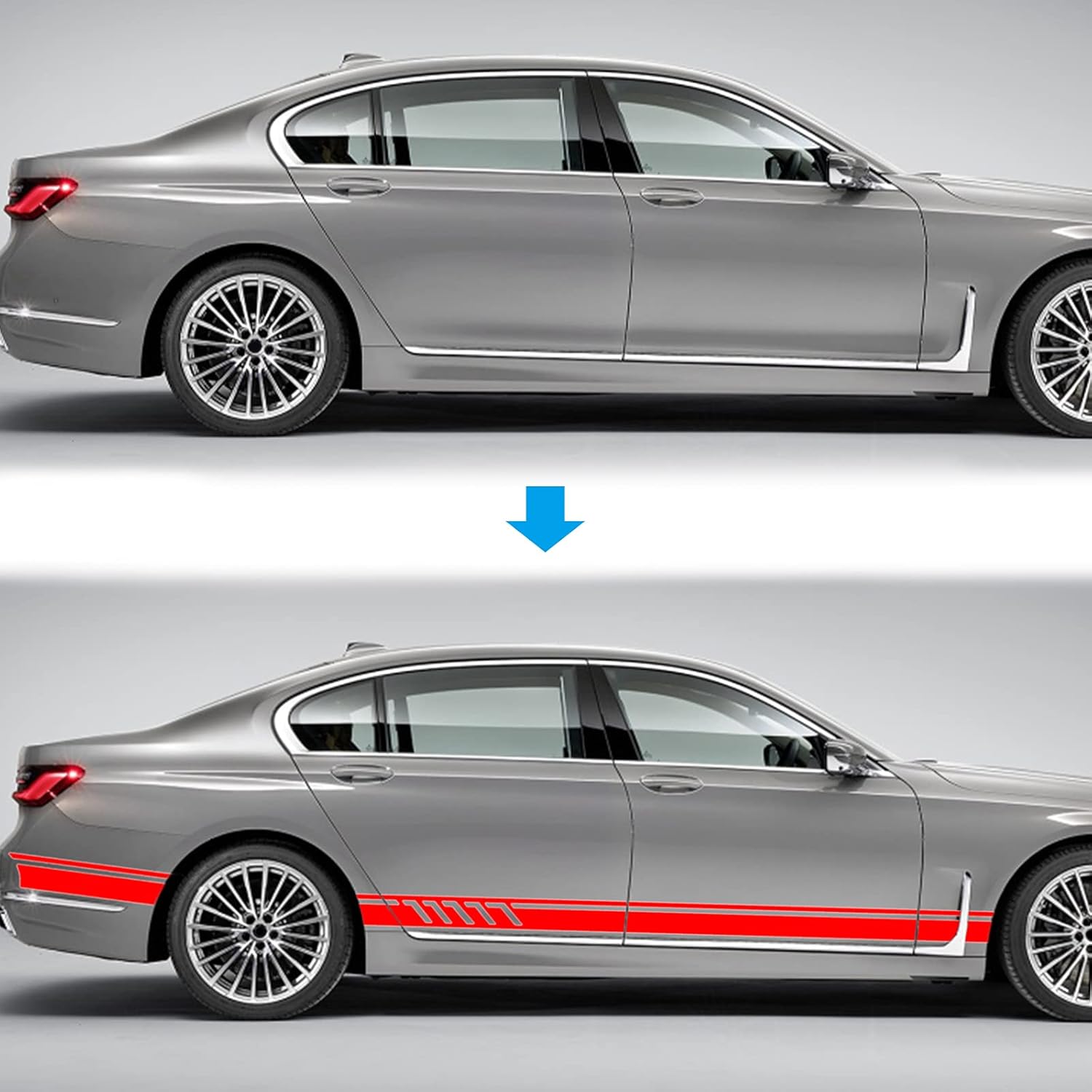 Sale 80 Off Qianbao Diyユニバーサルビニール自動車レーシングボディドアサイドストライプグラフィックデカールステッカー すべての車 Suvトラックオフロード車スタイル8 レッド Www Rubberdev Gov Lk