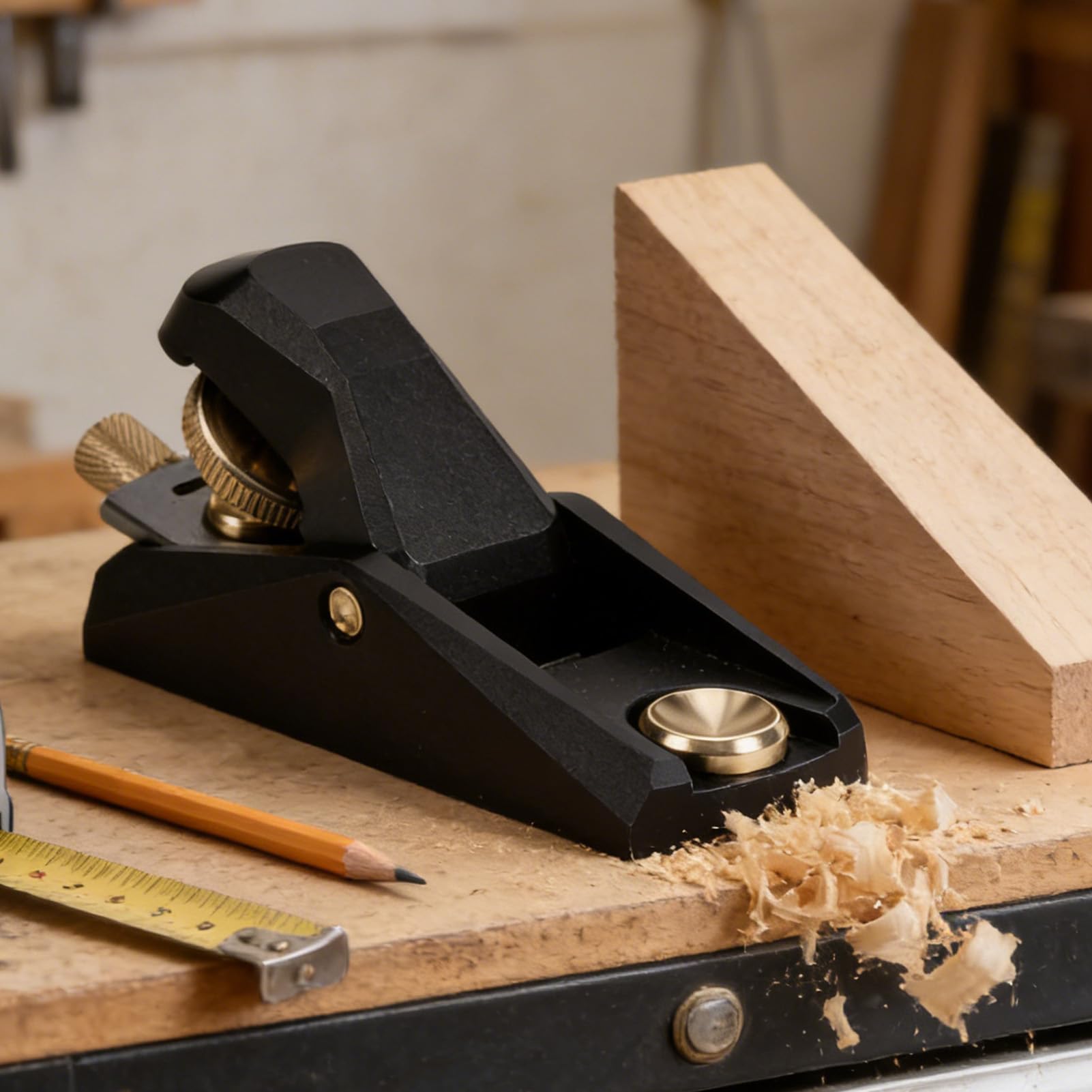 Cryfokt Pialla Manuale per Legno Pialla Ad Angolo Basso con Lama da 28 Mm con Smusso a 20° Portatile in Alluminio per la Lavorazione del Legno Rifilatura e Levigatura per Leggera con Raccordi in