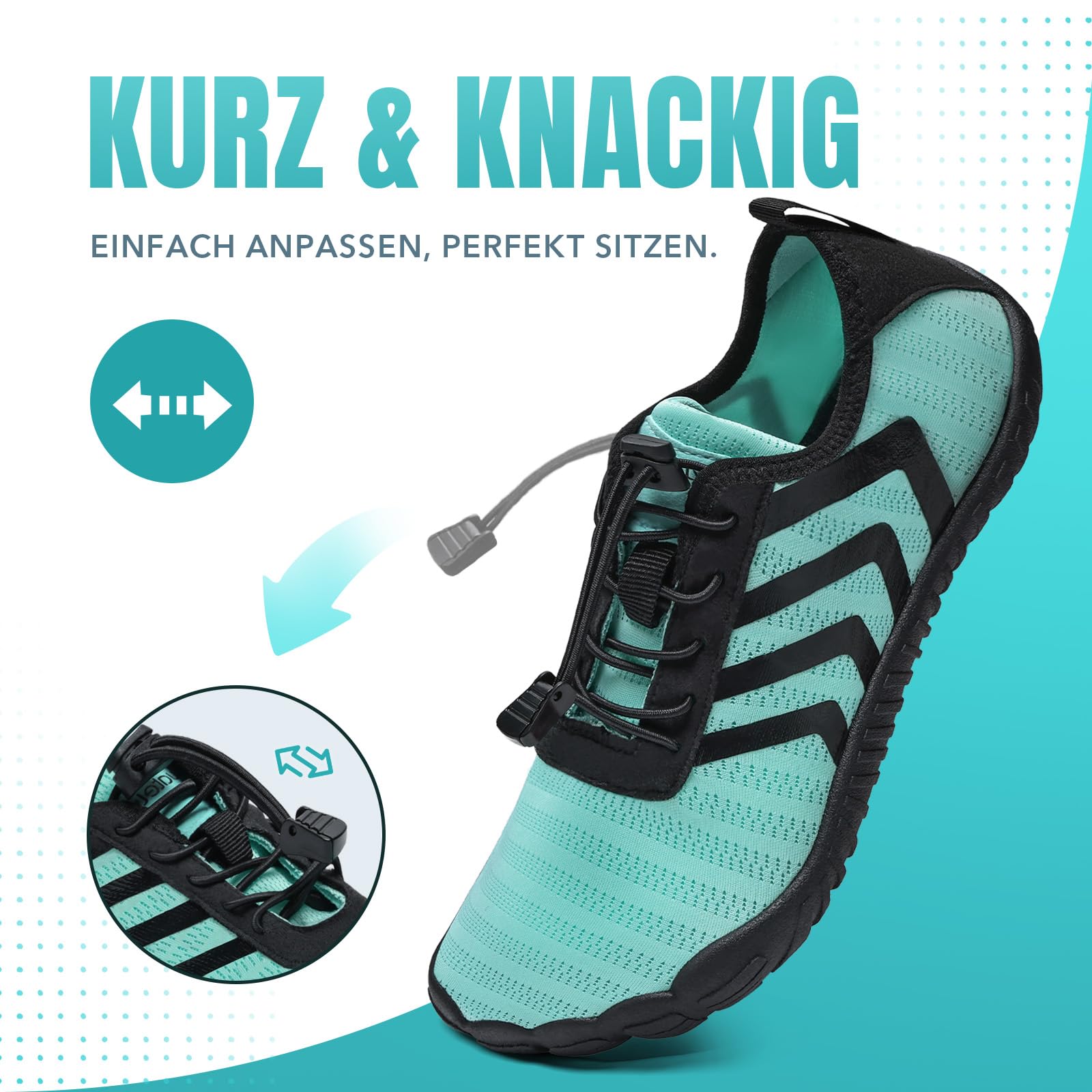 Torotto Barfußschuhe Fitnessschuhe Barfussschuhe Herren Damen Atmungsaktiv Schnell Trocknen Knit Zero-Drop Outdoor Unisex