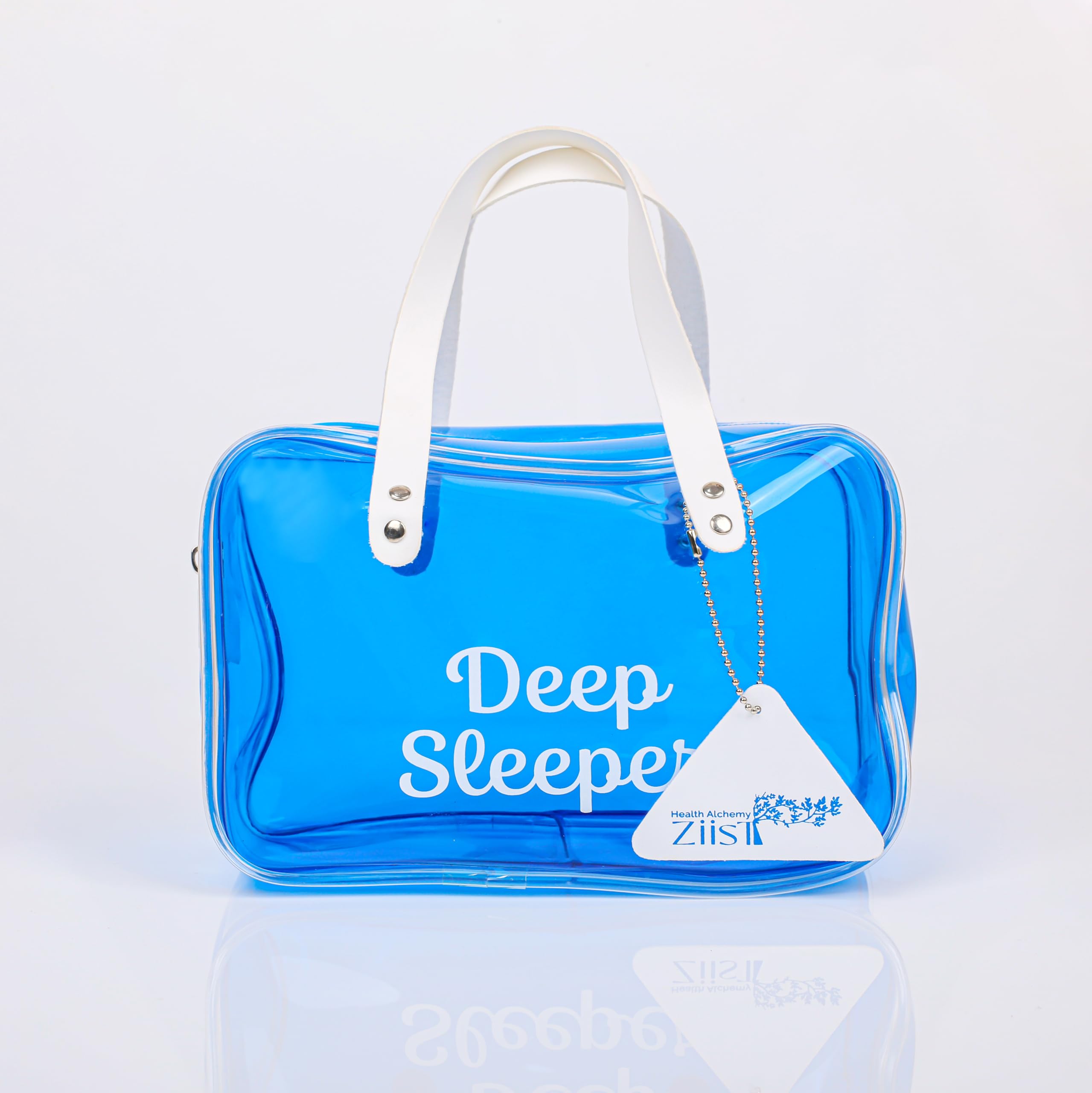 Ziist Sleep Bag, Premium Translucent Blue Travel Pouch, Lightweight Organizer for Sleep Essentials-image-9