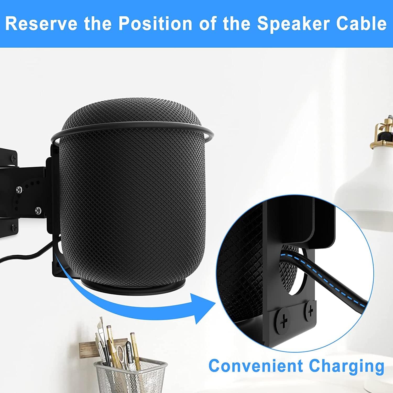 Speaker Stand for Homepod and Wall Mount for Homepod