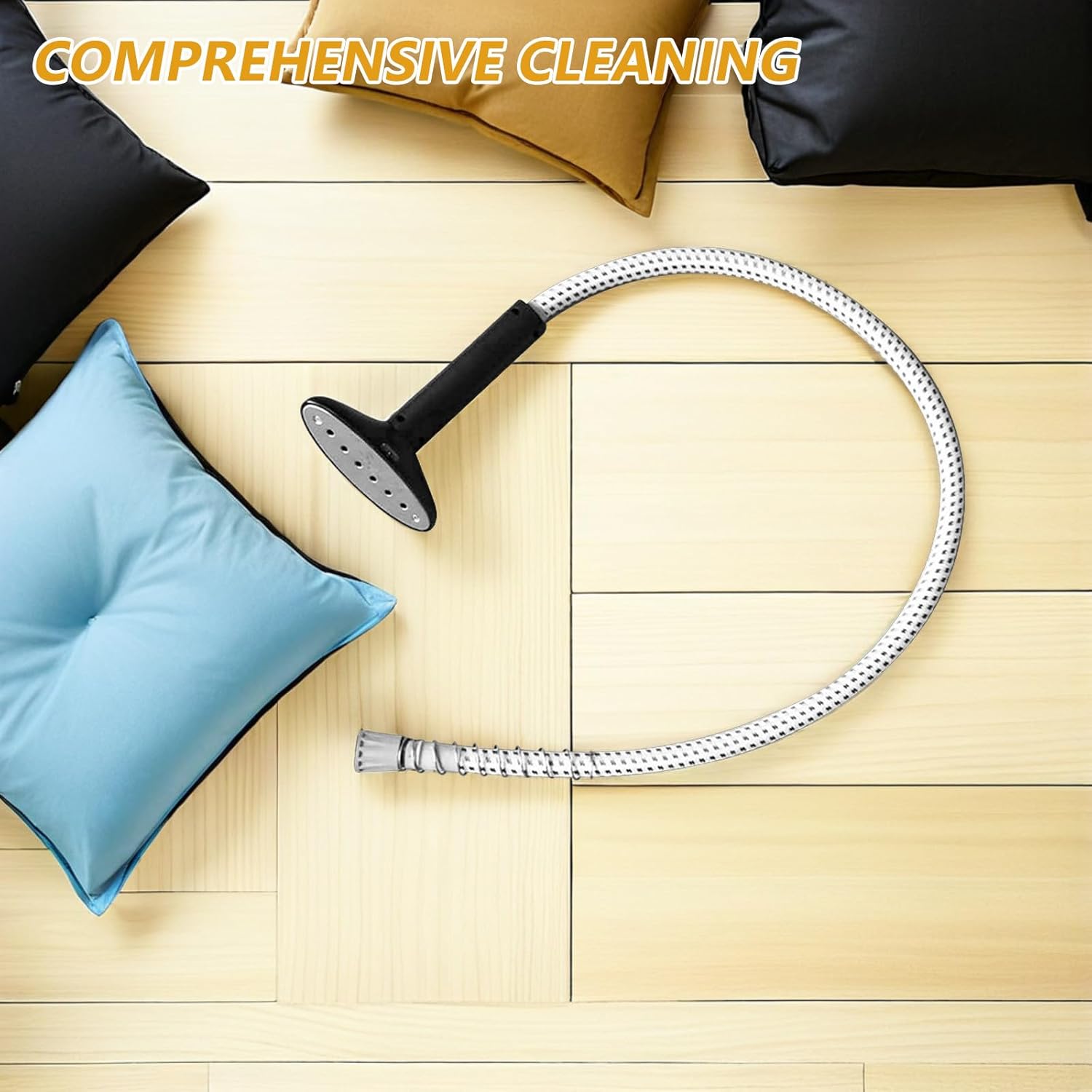 Replacement Head and Hose for Garment Steamers - Universal Steamer Pipe Assembly with Brush Head Replacement - Hose Accessories Screw Style