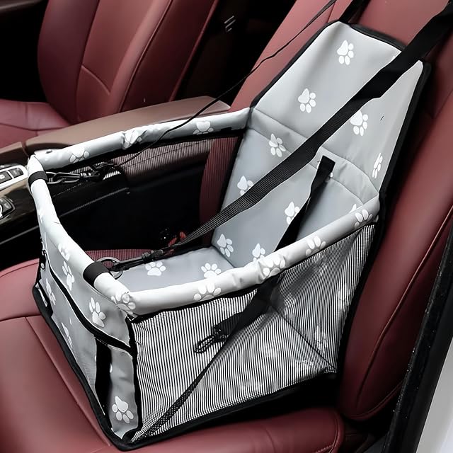 Foto 5 de 7 de WIYETY Asiento de coche para perros extra estable: 40 x 32 x 22 cm, resistente al agua, transpirable