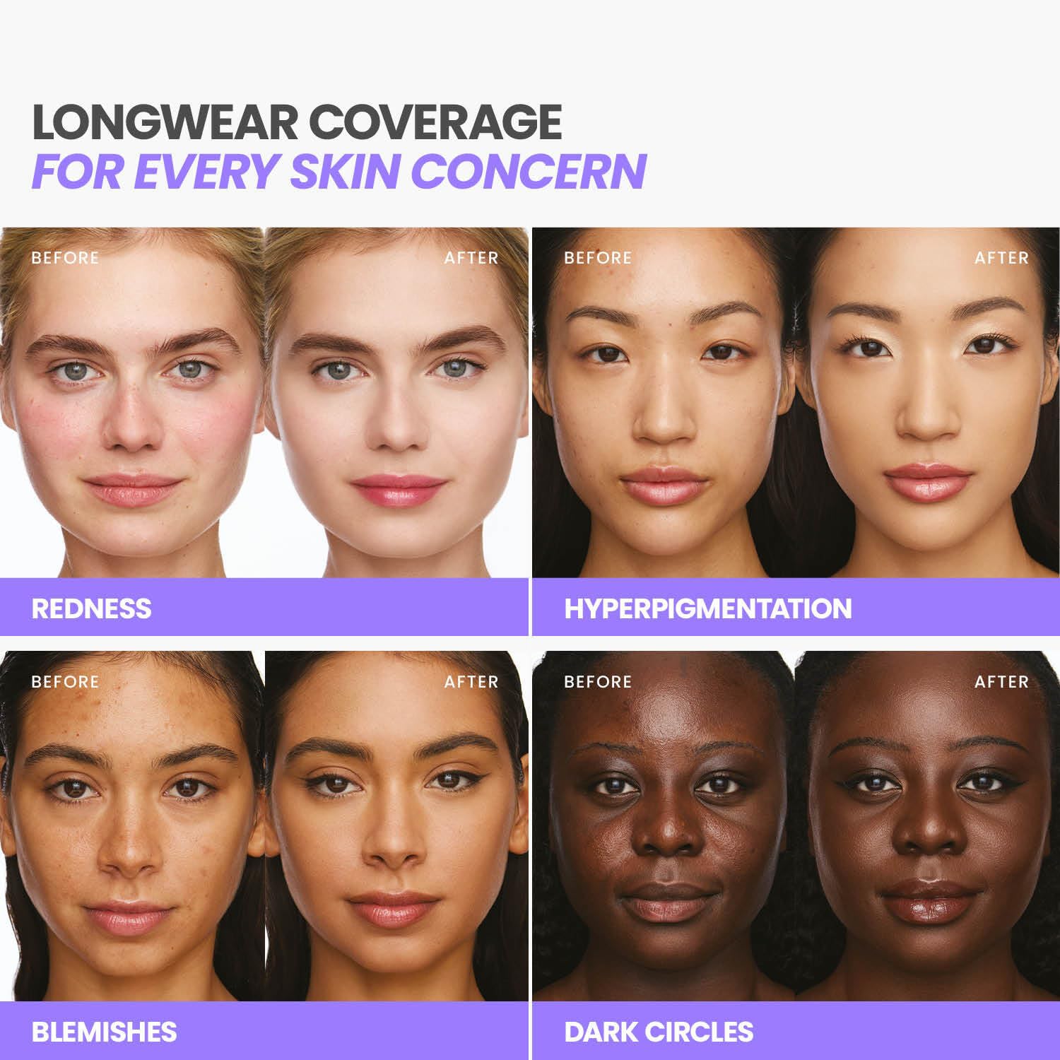 Fond de Teint Sérum Wonderskin Hyper Bond Tenue 24H – Imperméable, Sans Transfert, Maquillage Longue Tenue avec Niacinamide & Acide Hyaluronique – Léger, Fini Naturel (Echo) | Sérum léger, le fond de teint olive offre une couverture imperméable et longue