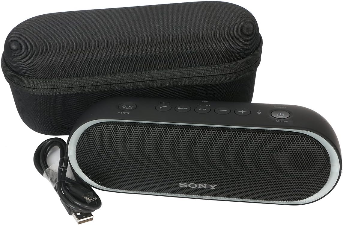 co2CREA Hard Case Bag Replacement for Sony XB20 Portable Bluetooth Wireless Speaker (2017 Model)